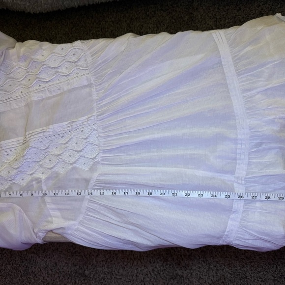 Maeve White Long Sleeve Dress - Picture 8 of 9